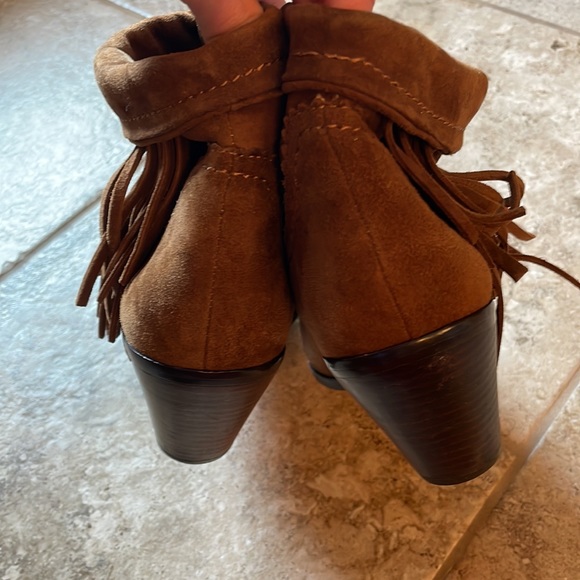 COPY - Sam Edelman Louie fringe suede boots 7 - Picture 3 of 8